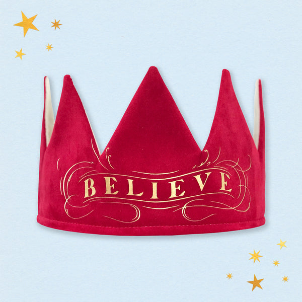 Fable Heart x Polar Post - The Believe Crown (Red)